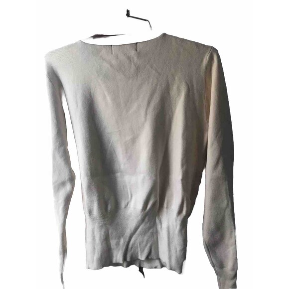 Front Row By Sara & Goldy Women’s Sweatshirt Cream Color Size S - Picture 7 of 14